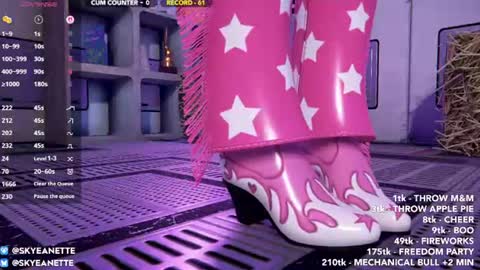 Snapshot of skyeanette chatting on 07/03/26, 01:12 SkyeAnette online show from 07/03/26, 01:12