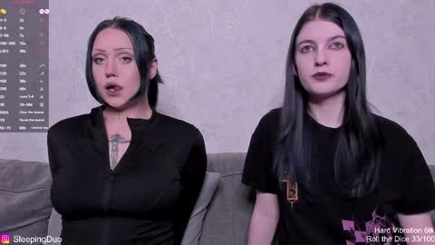 Snapshot of sleepingduo chatting on 03/29/26, 08:20 Hi We are Iva and Angela Nice to meet u 3 online show from 03/29/26, 08:20