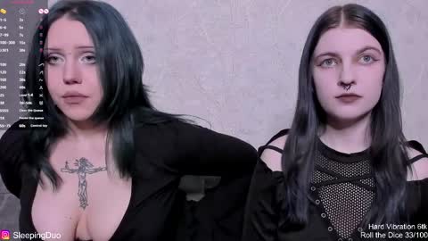 Snapshot of sleepingduo chatting on 04/04/26, 01:19 Hi We are Iva and Angela Nice to meet u 3 online show from 04/04/26, 01:19