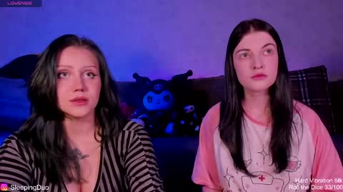 Snapshot of sleepingduo chatting on 06/04/26, 06:14 Hi We are Iva and Angela Nice to meet u 3 online show from 06/04/26, 06:14