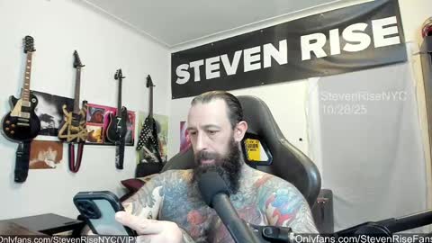 StevenRiseNYC online show from 10/29/25, 01:52
