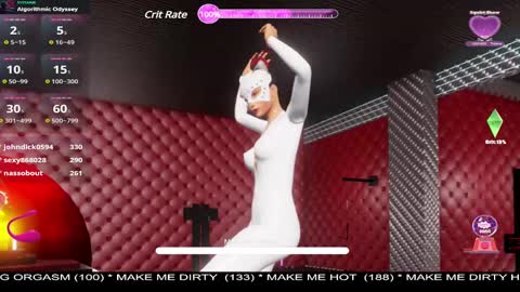 Snapshot of systaime chatting on 01/09/25, 01:29  MISTRESS LISA  FIRST 3DXCHAT CAMGIRL   3dxchat anime gaming mistress domina online show from 01/09/25, 01:29
