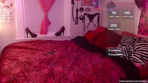 Snapshot of unknownebonygoddess chatting on 10/19/25, 01:50 unknownebonygoddess online show from 10/19/25, 01:50