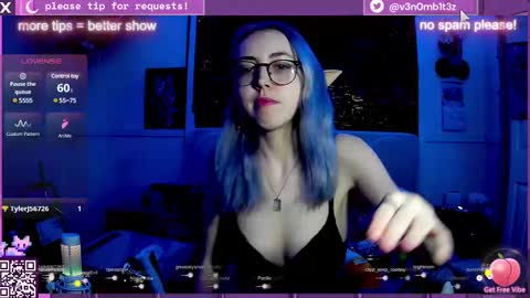 Snapshot of v3n0mb1t3z chatting on 01/15/25, 07:59 kermit online show from 01/15/25, 07:59