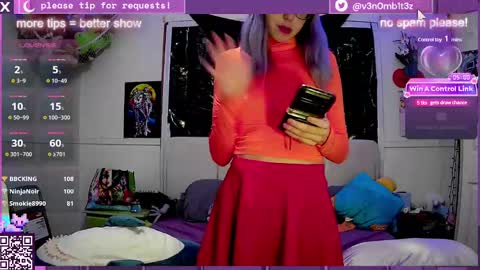 Snapshot of v3n0mb1t3z chatting on 01/19/25, 09:55 kermit online show from 01/19/25, 09:55