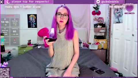 Snapshot of v3n0mb1t3z chatting on 02/16/25, 04:53 kermit online show from 02/16/25, 04:53