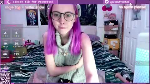 Snapshot of v3n0mb1t3z chatting on 02/28/25, 04:10 kermit online show from 02/28/25, 04:10