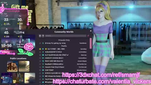 Snapshot of valentia_vickers chatting on 04/20/26, 07:55 Valentia online show from 04/20/26, 07:55