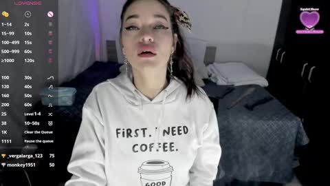 Snapshot of vanessadirtyl chatting on 01/21/25, 11:24 Angie  online show from 01/21/25, 11:24