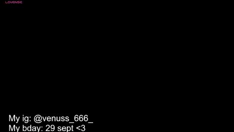   Venus  MY BDAY 29 SEPT online show from 09/08/25, 05:01