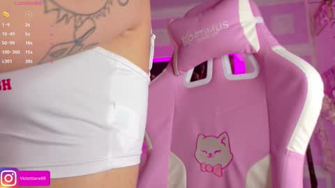 Snapshot of violettlane chatting on 12/21/25, 01:18 Violeta online show from 12/21/25, 01:18