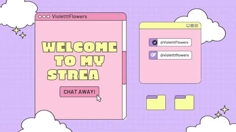 Snapshot of violetttflowers chatting on 09/14/25, 04:17 Violet Flowers online show from 09/14/25, 04:17
