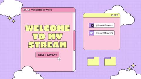 Snapshot of violetttflowers chatting on 06/09/26, 02:01 Violet Flowers online show from 06/09/26, 02:01