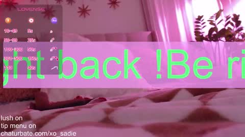 Snapshot of xo_sadie chatting on 12/02/25, 07:03 Xo Sadie online show from 12/02/25, 07:03