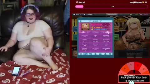 Snapshot of xonerdykitty chatting on 03/03/26, 01:12 Nerdykitty online show from 03/03/26, 01:12