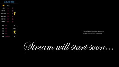 Snapshot of yours_anastasia chatting on 03/10/25, 07:50 Anastasia online show from 03/10/25, 07:50