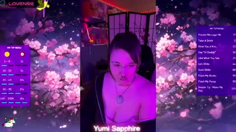 Snapshot of yumi_sapphire chatting on 04/15/26, 06:37 Yumi Sapphire online show from 04/15/26, 06:37