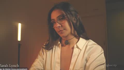 Snapshot of zarahlynch chatting on 04/21/26, 12:56 Miss Lynch Next show 2911 online show from 04/21/26, 12:56