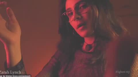 Snapshot of zarahlynch chatting on 04/24/26, 02:58 Miss Lynch Next show 2911 online show from 04/24/26, 02:58