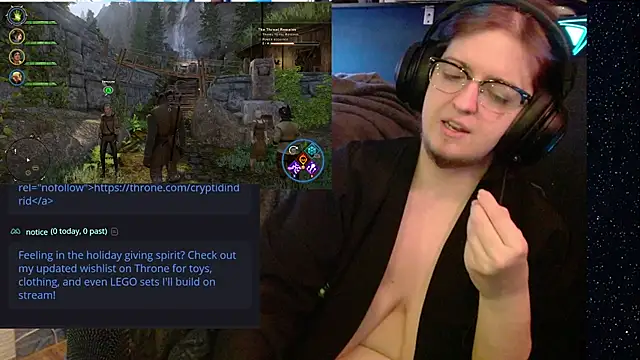 CryptidIndrid online show from 01/03/25, 08:54