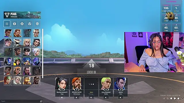 haru u2 online show from 10/19/25, 10:21