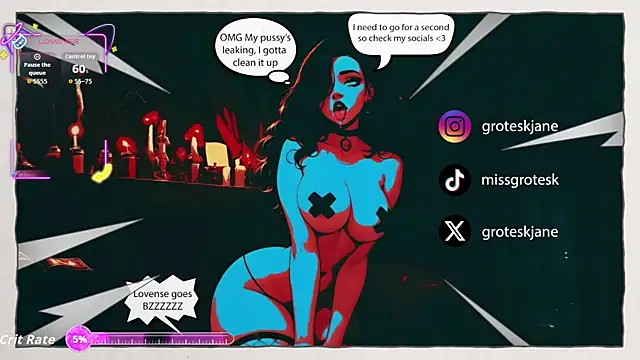 GroteskJane online show from 01/15/26, 10:35