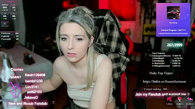 Snapshot of Lisaonthemoon chatting on 02/27/25, 09:58 Lisaonthemoon online show from 02/27/25, 09:58