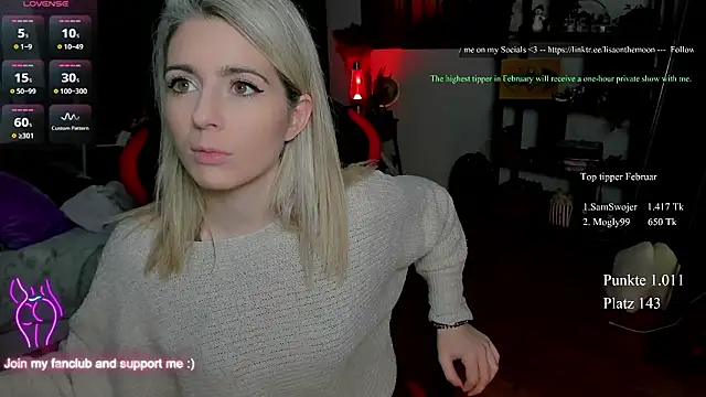 Snapshot of Lisaonthemoon chatting on 02/05/26, 09:41 Lisaonthemoon online show from 02/05/26, 09:41