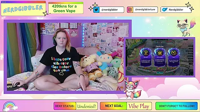 Snapshot of nerdgibbler chatting on 07/06/26, 11:18 nerdgibbler online show from 07/06/26, 11:18