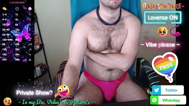 RealManHaveHairy online show from 02/08/26, 08:40