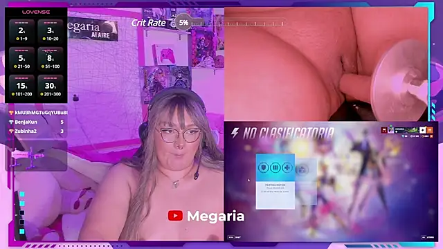 Snapshot of MegariaB chatting on 02/13/25, 08:17 MegariaB online show from 02/13/25, 08:17