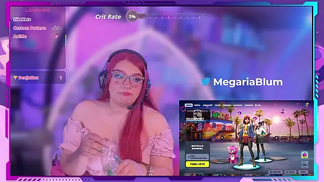 MegariaB online show from 02/15/26, 04:53