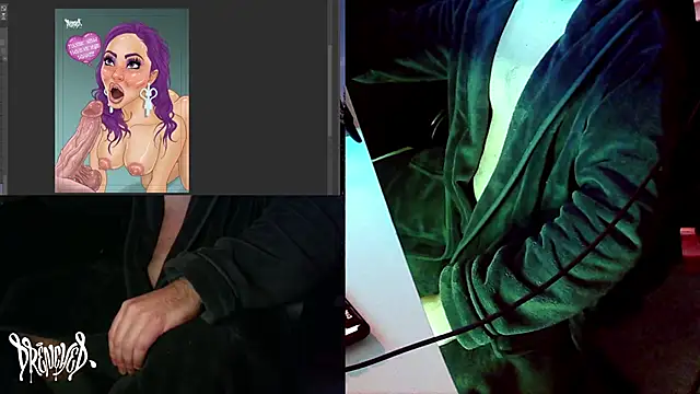 Snapshot of DrenchedArt chatting on 12/23/24, 07:41 DrenchedArt online show from 12/23/24, 07:41