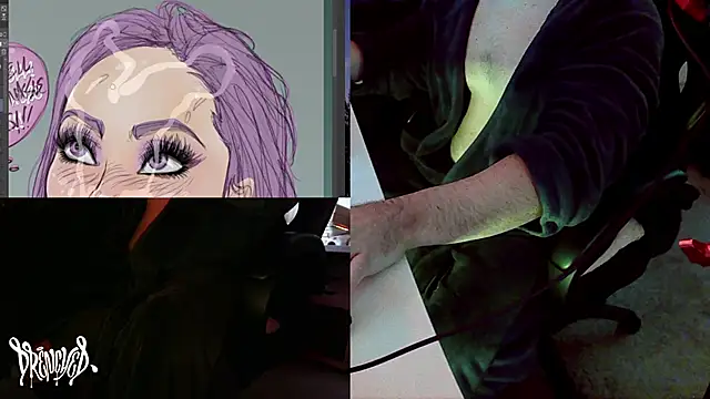 Snapshot of DrenchedArt chatting on 12/27/24, 05:05 DrenchedArt online show from 12/27/24, 05:05