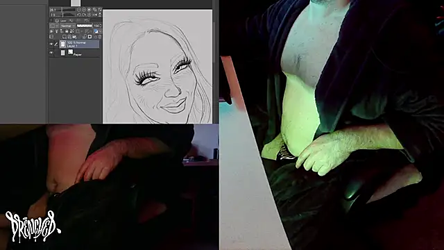 Snapshot of DrenchedArt chatting on 01/30/25, 10:41 DrenchedArt online show from 01/30/25, 10:41