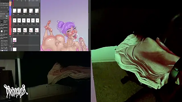 Snapshot of DrenchedArt chatting on 09/22/25, 04:58 DrenchedArt online show from 09/22/25, 04:58