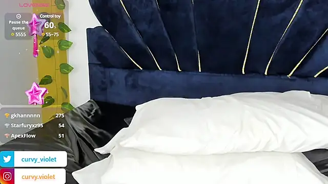 CurvyViolet online show from 01/24/25, 06:04