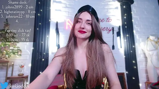 Snapshot of Jane_Goddess chatting on 01/10/25, 06:38 Jane Goddess online show from 01/10/25, 06:38