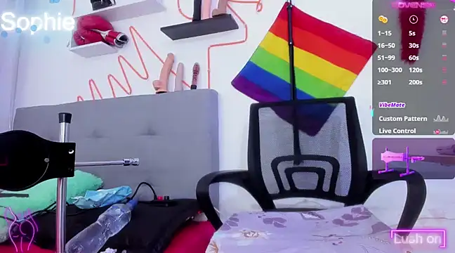 Snapshot of Sophiehuntress chatting on 01/18/25, 03:42 Sophiehuntress online show from 01/18/25, 03:42