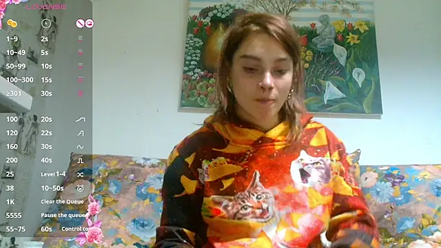 Snapshot of Sophie_Bell chatting on 12/25/24, 08:50 Sophie Bell online show from 12/25/24, 08:50