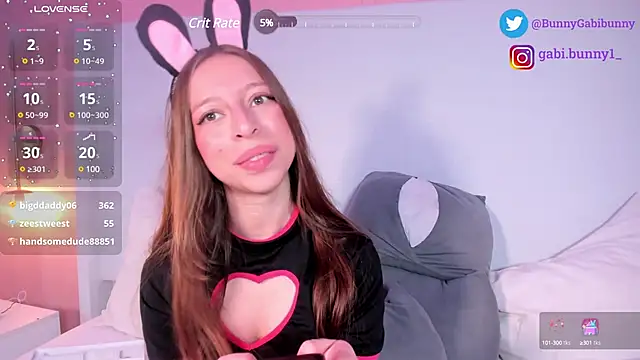 gabi bunny online show from 12/31/24, 04:25