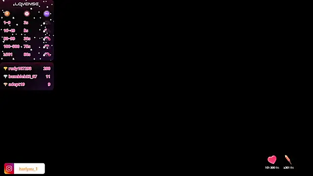 Snapshot of Harlyxu chatting on 12/21/24, 05:25 Harlyxu online show from 12/21/24, 05:25