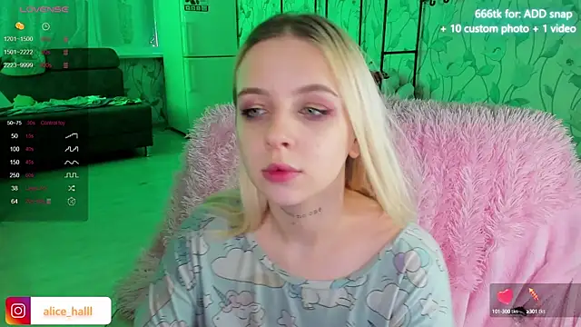 Alice Halle online show from 12/14/24, 07:51