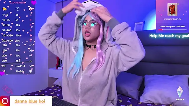 blue koi online show from 01/02/25, 08:24