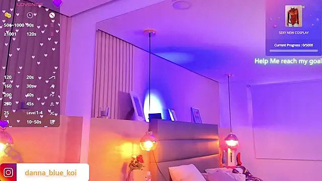 blue koi online show from 01/11/25, 10:07