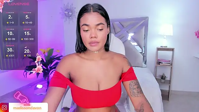 Snapshot of madisson_davon chatting on 01/19/25, 02:38 madisson davon online show from 01/19/25, 02:38