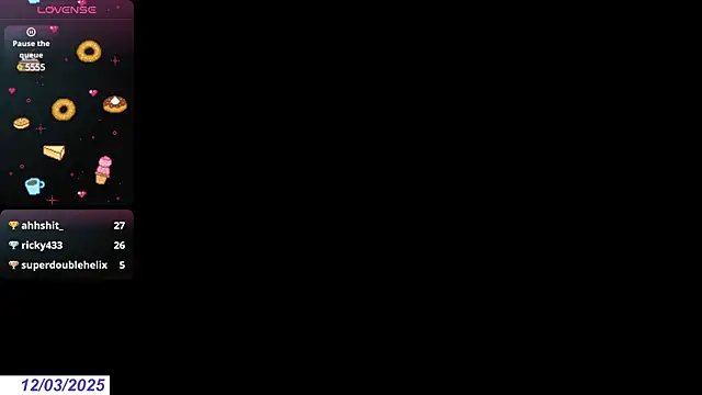 Victtoria Parker online show from 03/12/25, 04:02