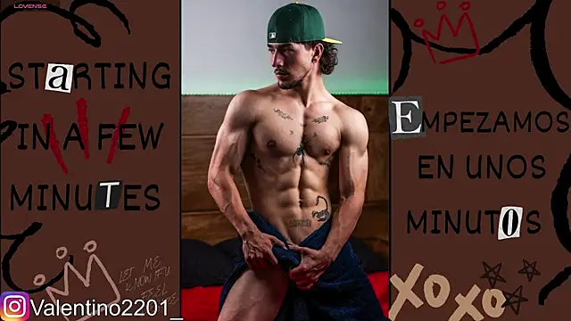 Valentino Xander online show from 07/13/26, 01:30