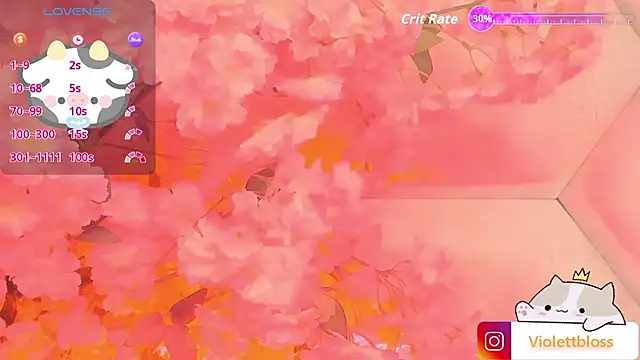 Violettbloss online show from 09/10/25, 03:28