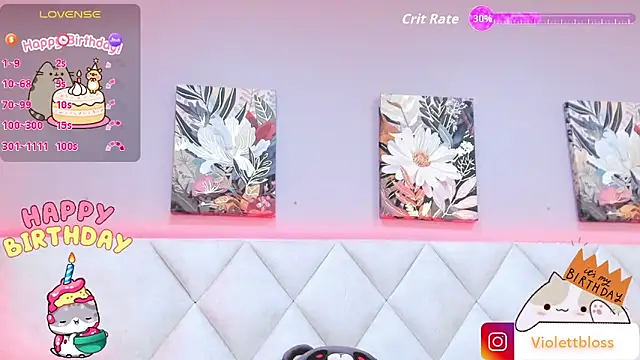Violettbloss online show from 10/18/25, 03:20